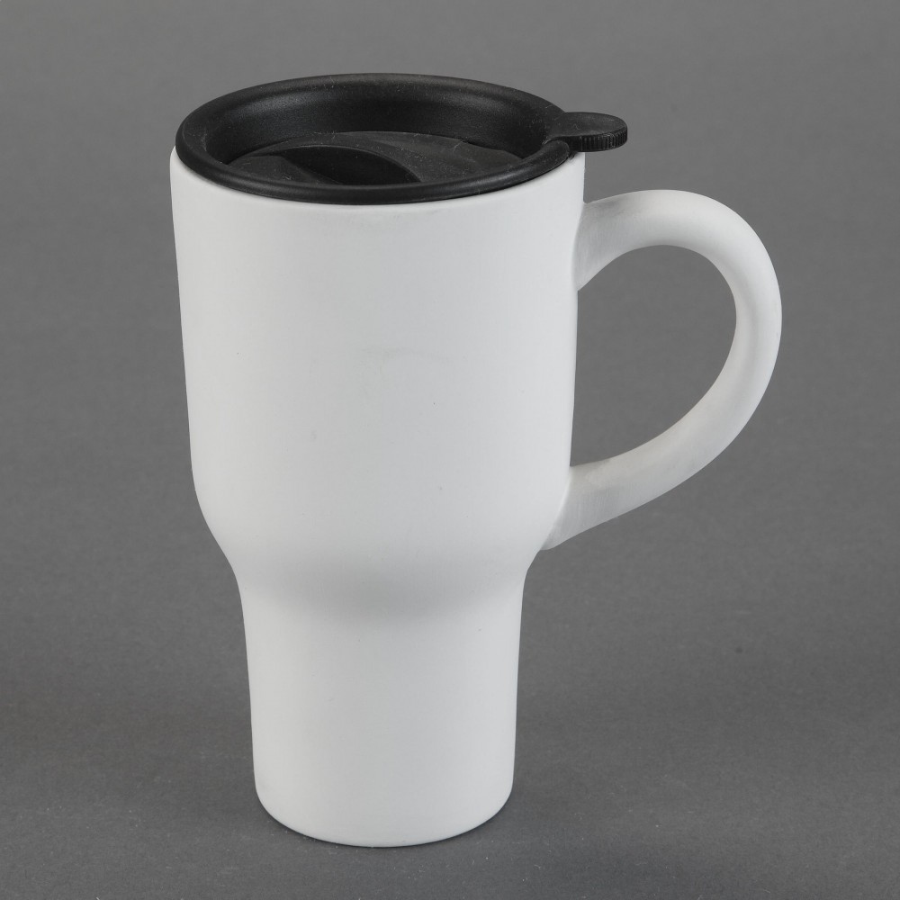 Ceramic Bisque Sm. Travel Mug 2- Case of 6